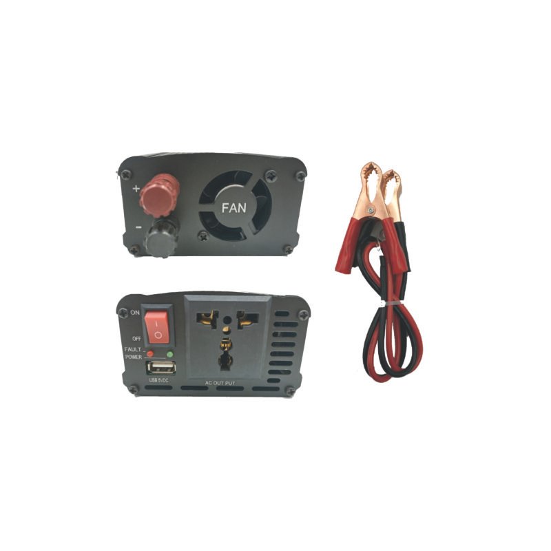 convertidor de corriente para auto, voltaje 12v a 220v 1500 watts — vista 2