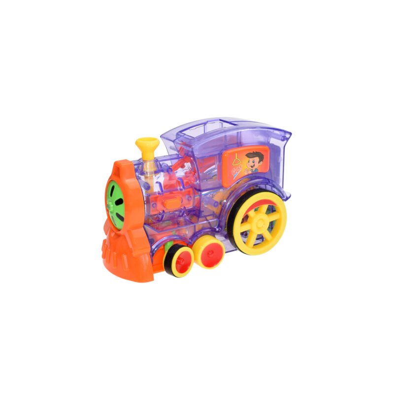 set de bloques armable tren electrico para niÑos con 80 de domino — vista 2