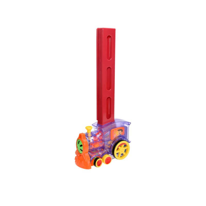 set de bloques armable tren electrico para niÑos con 80 de domino — vista 3