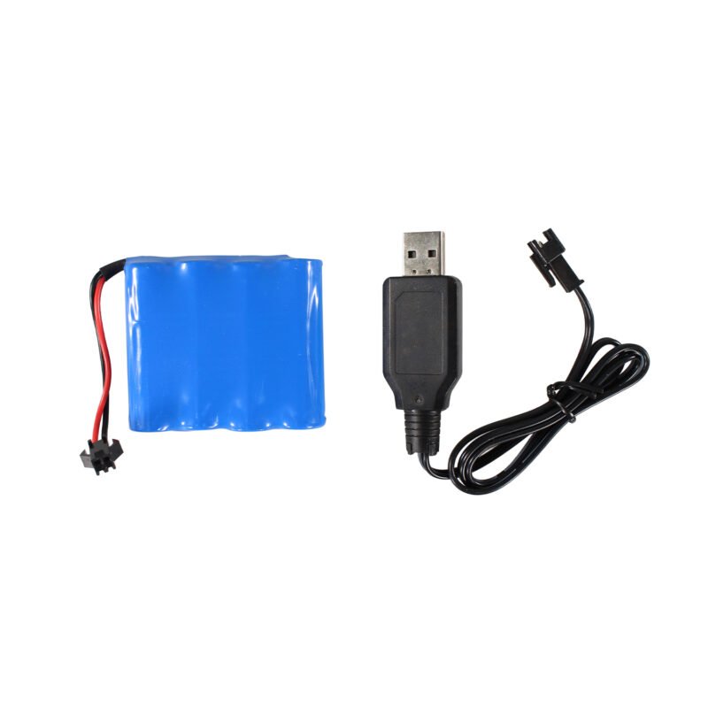 vehiculo a control remoto auto con bateria recargable — vista 9