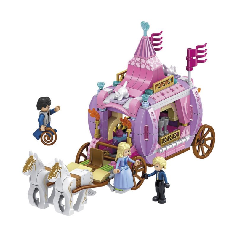 set de bloques armable carruaje de princesa armable de 351 piezas — vista 2