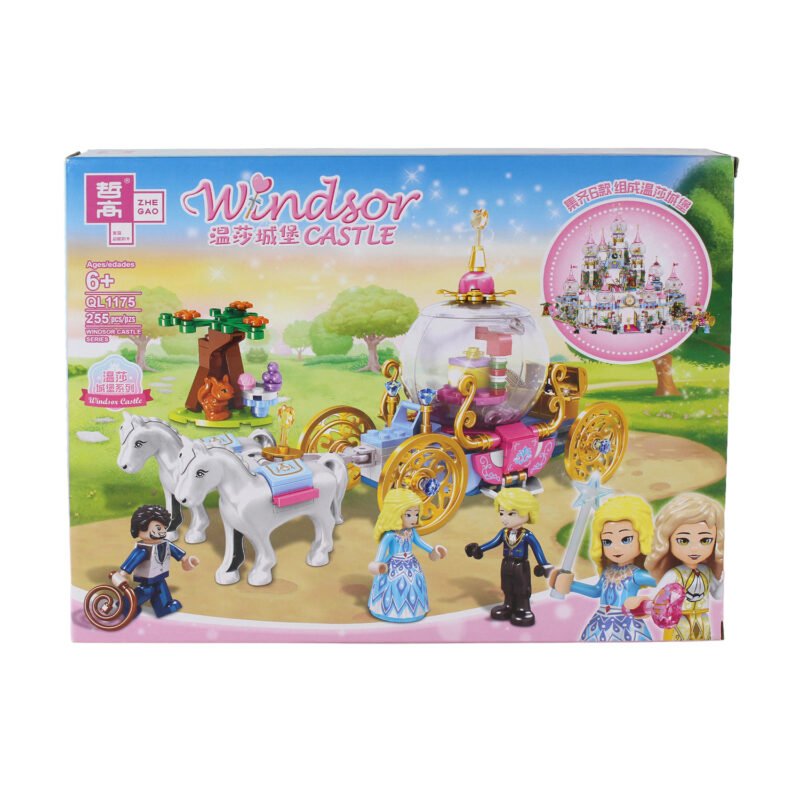set de bloques armable carruaje de princesa armable de 255 piezas — vista 3