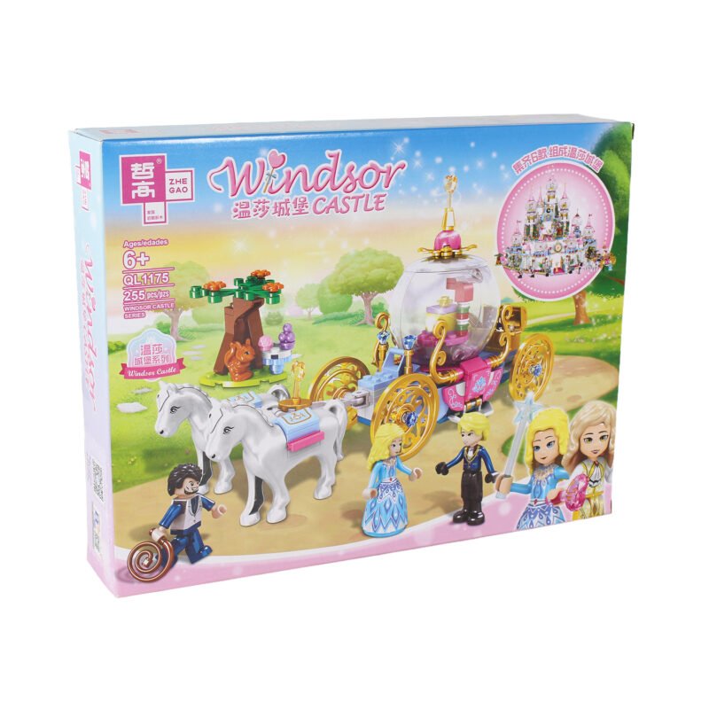 set de bloques armable carruaje de princesa armable de 255 piezas — vista 4