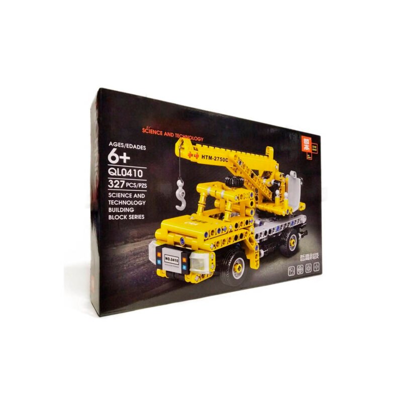 set de bloques armable camion grua armable de 327 piezas — vista 4