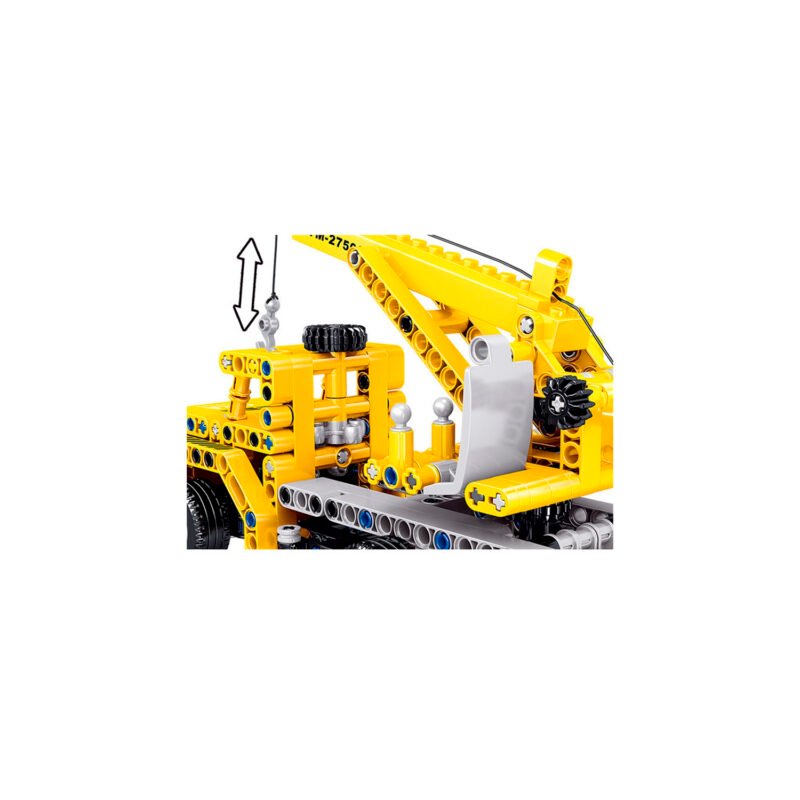 set de bloques armable camion grua armable de 327 piezas