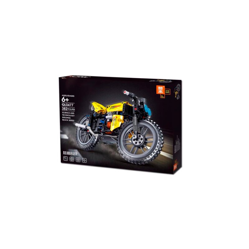 set de bloques armable moto armable de 382 piezas