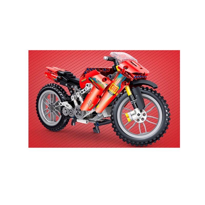 set de bloques armable moto armable de 496 piezas — vista 2