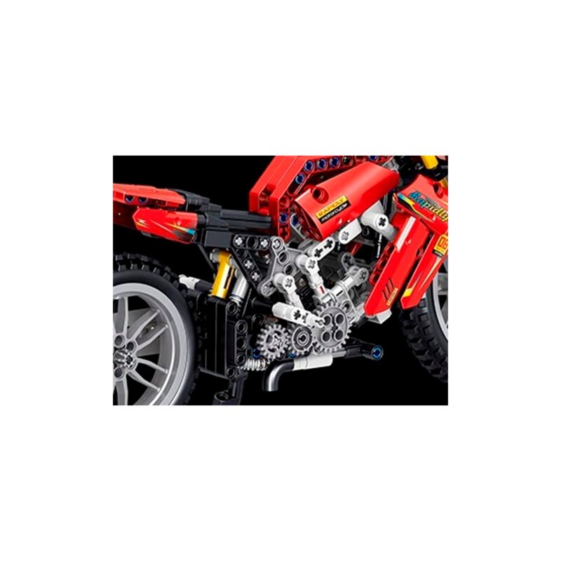set de bloques armable moto armable de 496 piezas — vista 3