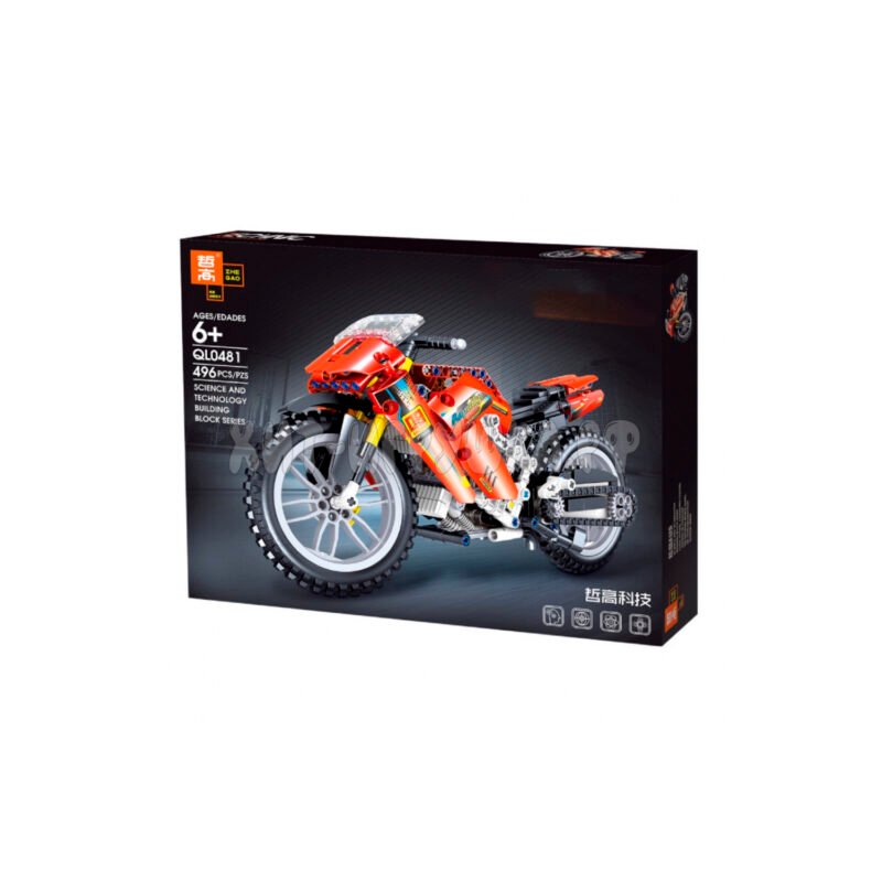 set de bloques armable moto armable de 496 piezas — vista 4