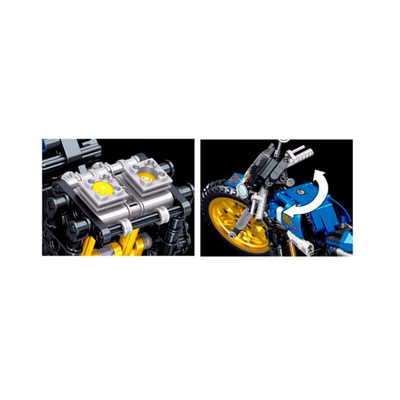 set de bloques armable moto armable de 426 piezas