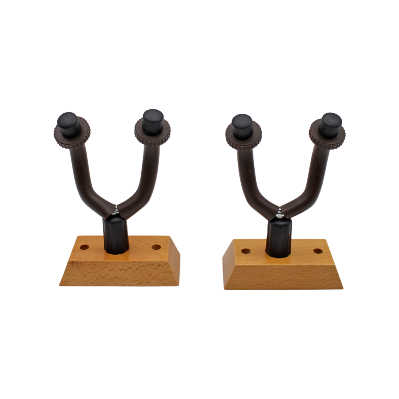 set de 2 soportes de pared para guitarra bajo y ukelele — vista 2