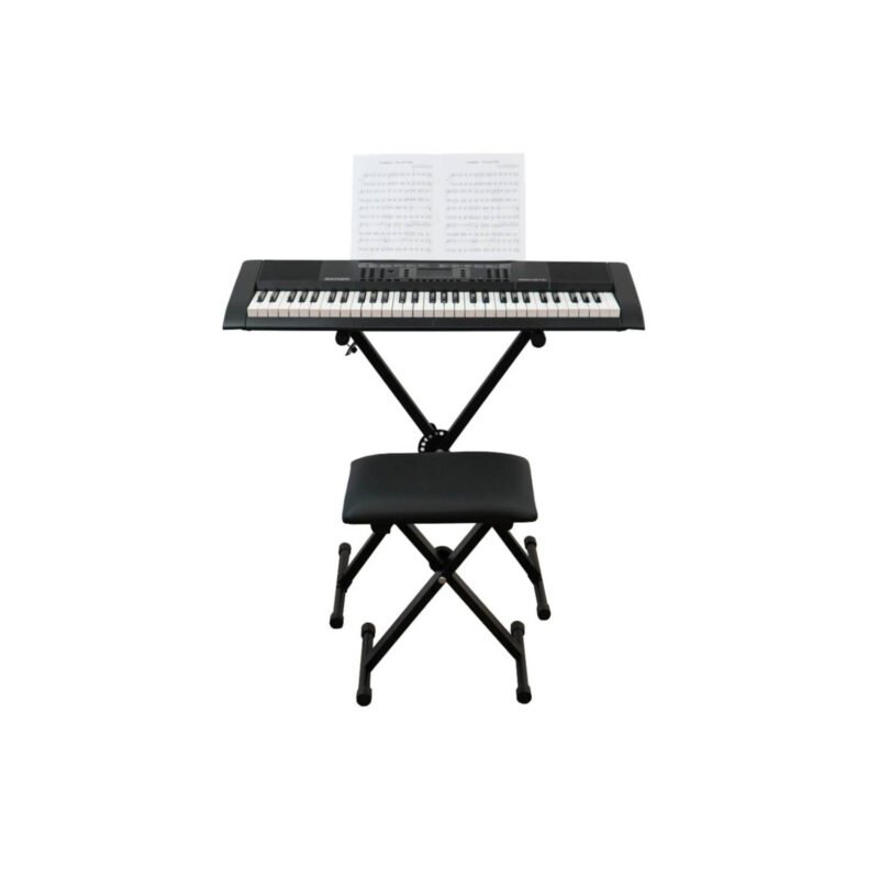 kit sillin y soporte doble para teclado electronico — vista 4