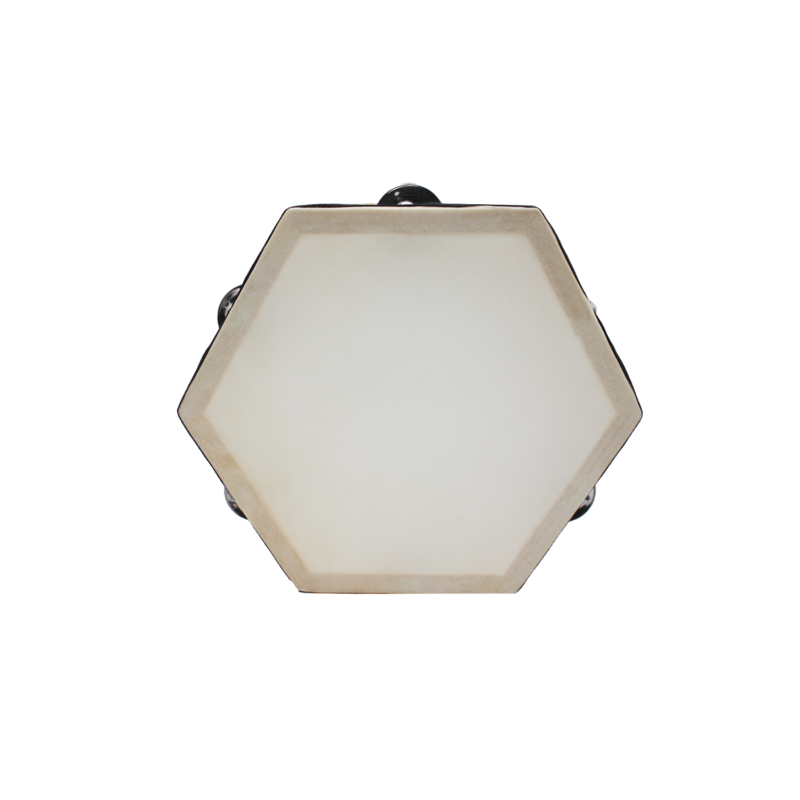 pandero hendrix hexagonal 8"