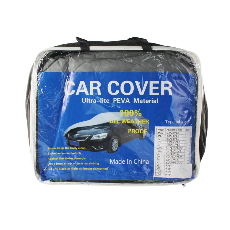 funda impermeable para auto, proteccion solar y a prueba de polvo, disponible en 4 tamaÑos talla m