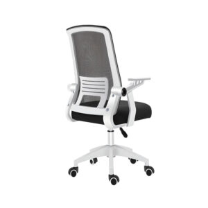 silla de escritorio crusec oficina mesa ejecutiva ergonomica con tapizado de mallawhite