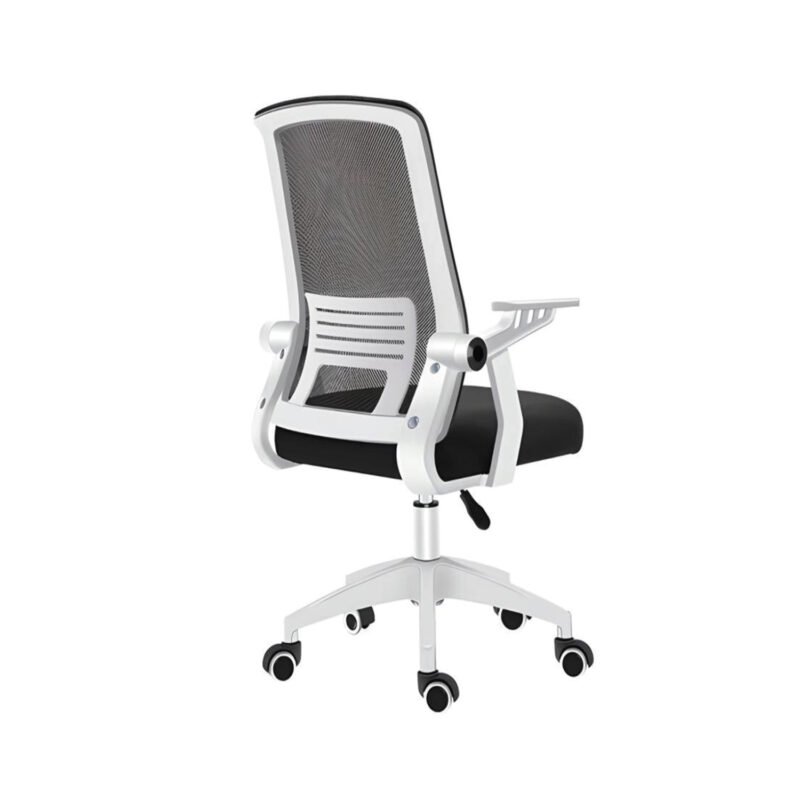 silla de escritorio crusec oficina mesa ejecutiva ergonomica con tapizado de mallawhite