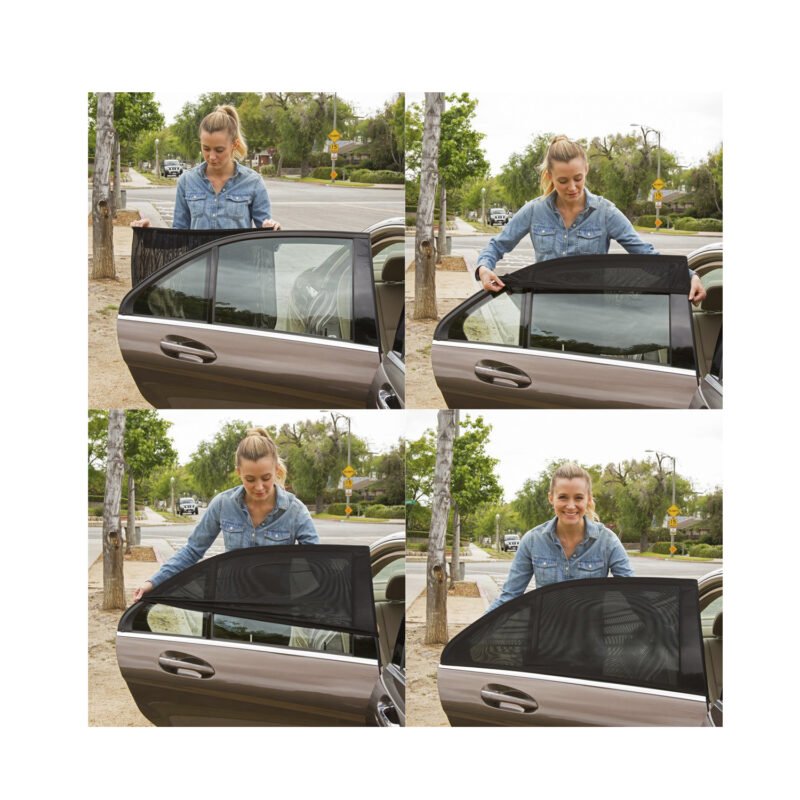 malla cubre ventana lateral de auto 2 unidades — vista 3