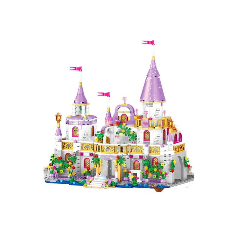 set de bloques armable castillo 731 piezas