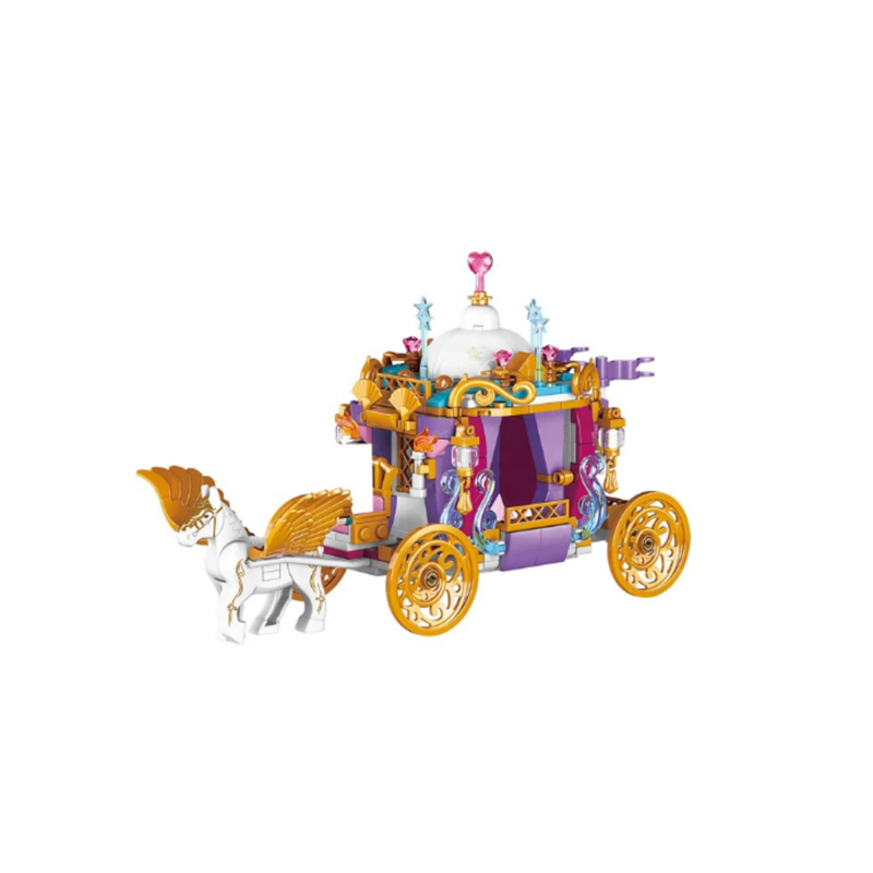 set de bloques armable carruaje princesa 376 piezas — vista 7