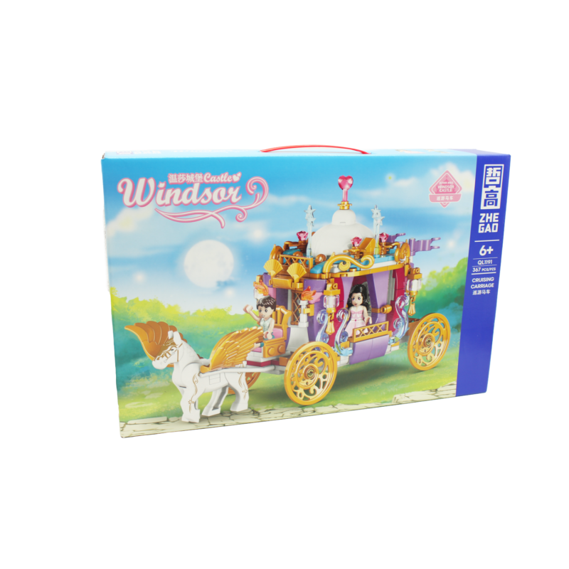 set de bloques armable carruaje princesa 376 piezas — vista 8