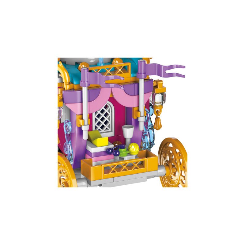 set de bloques armable carruaje princesa 376 piezas — vista 3