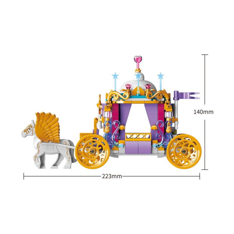 set de bloques armable carruaje princesa 376 piezas — vista 6
