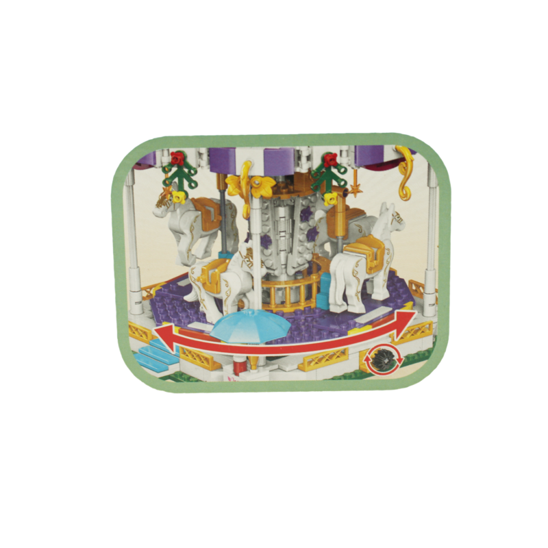 set de bloques armable carrusel 648 piezas — vista 3