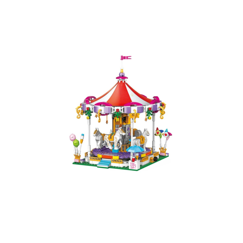 set de bloques armable carrusel 648 piezas — vista 4