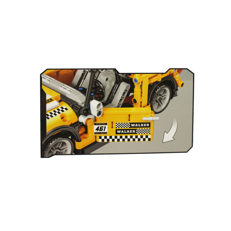 set de bloques armable auto pcwalker 606 piezas — vista 3
