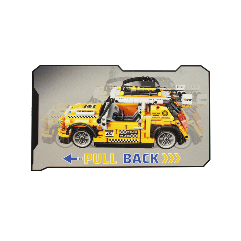 set de bloques armable auto pcwalker 606 piezas — vista 4