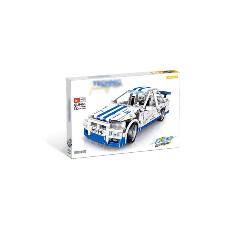 set de bloques armable auto deportivo 653 piezas — vista 3