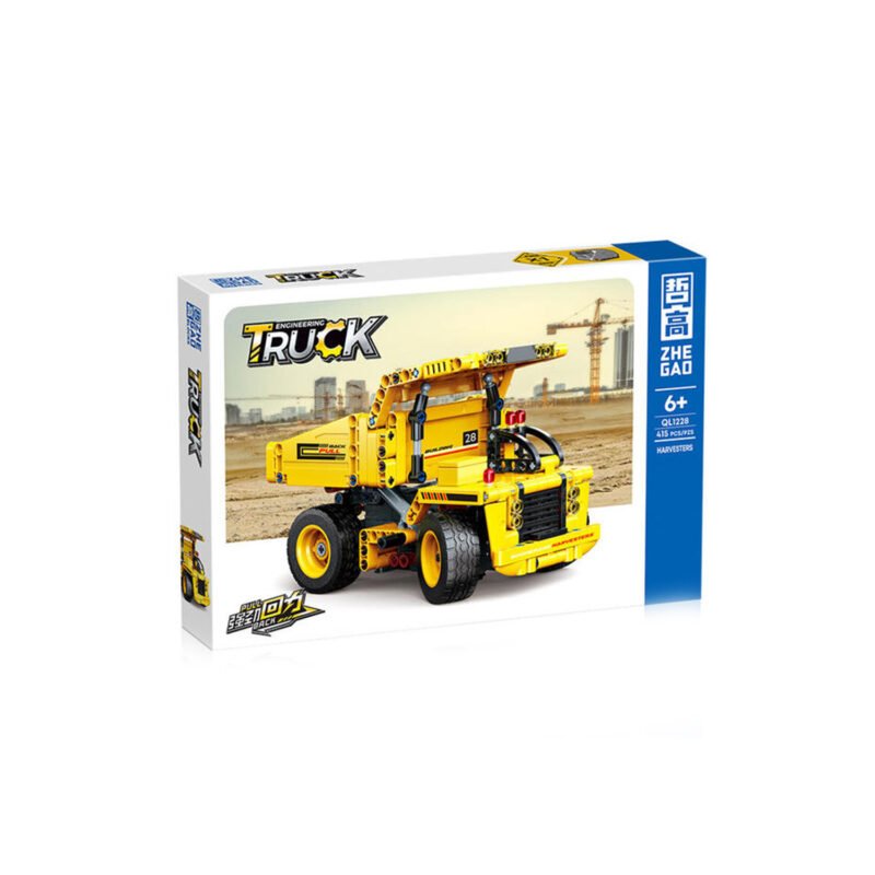 set de bloques armable camion tolva armable tipo mineria 415 piezas — vista 2