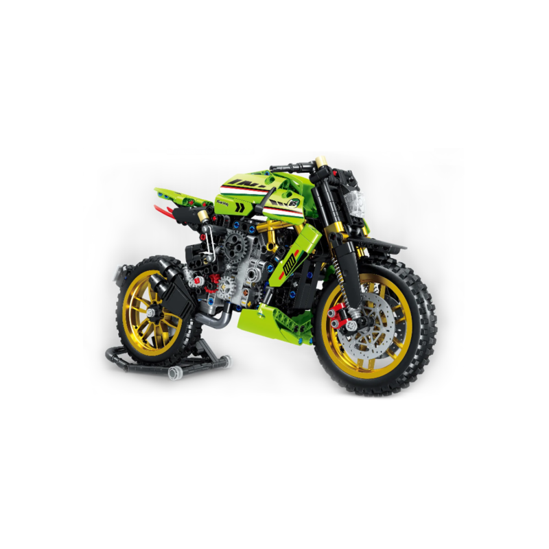 set de bloques armable moto armable, 640 piezas, , incluye manual. — vista 3