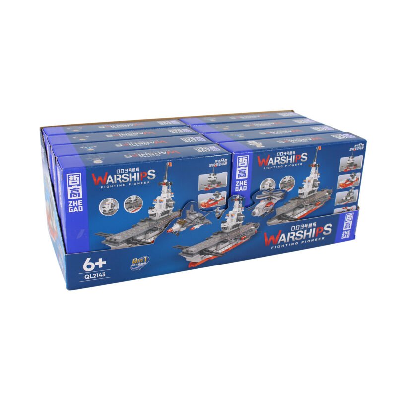 set de bloques armable diferentes modelos 8 cajas pequeÑas . — vista 4