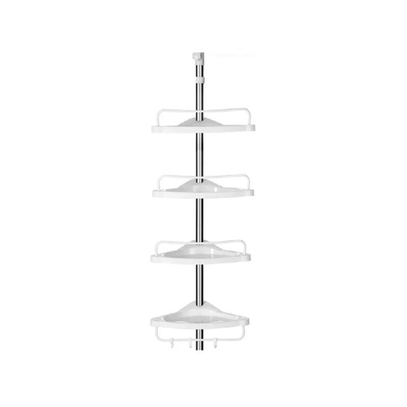 organizador de ducha esquinero de 4 niveles plegable