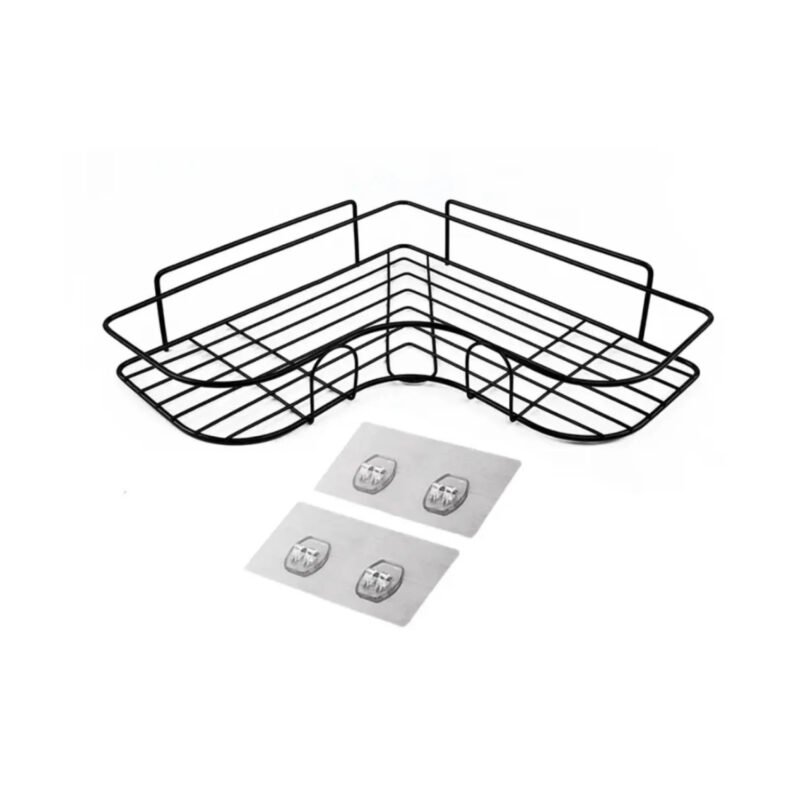 organizador de ducha esquinero adhesivo inoxidable