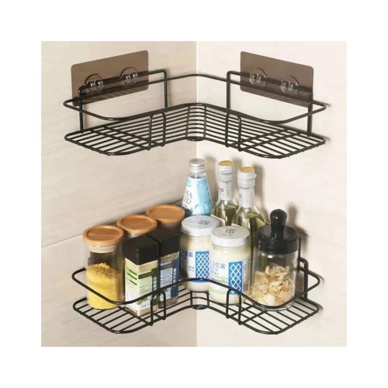 organizador de ducha esquinero adhesivo inoxidable — vista 2
