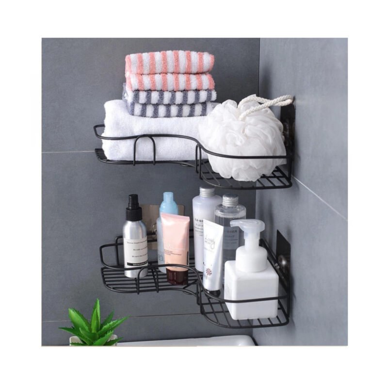 organizador de ducha esquinero adhesivo inoxidable — vista 3