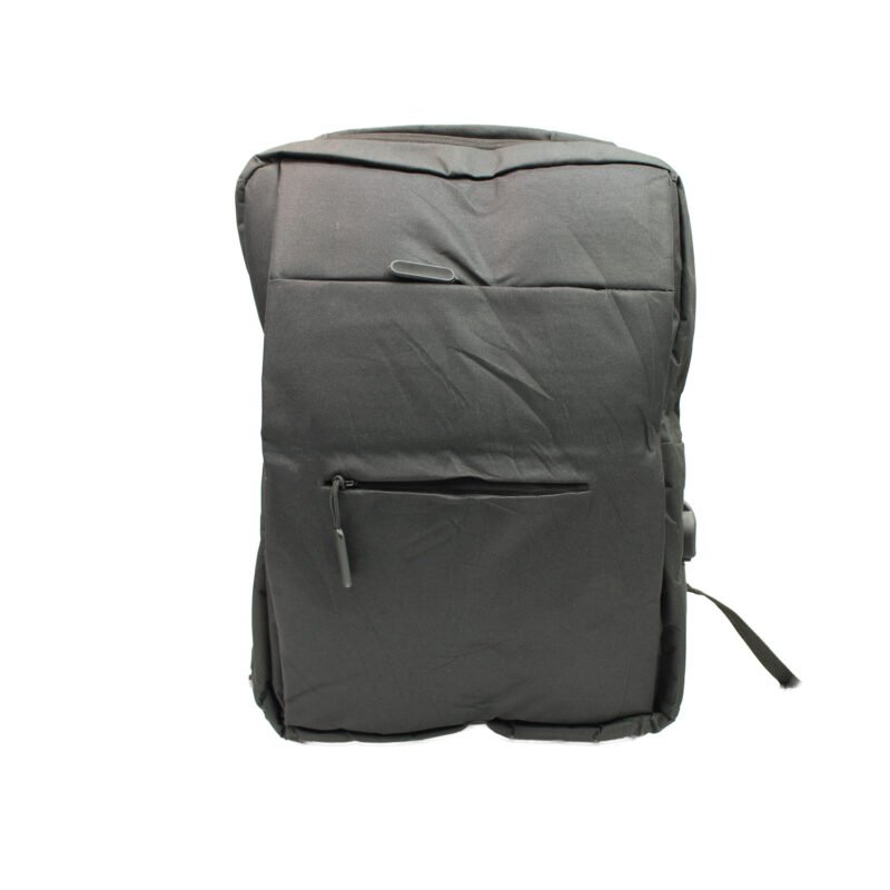mochila para notebook con puerto de carga black