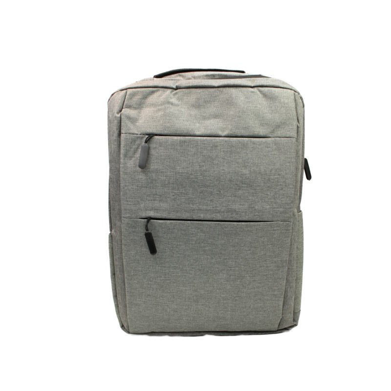 mochila para notebook con puerto de carga gray