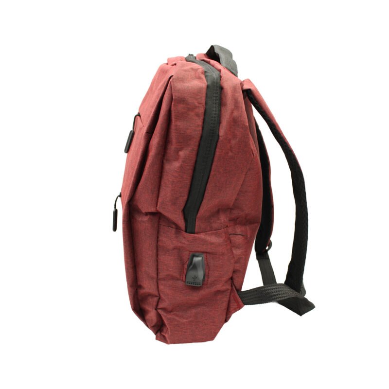 mochila para notebook con puerto de carga red — vista 2