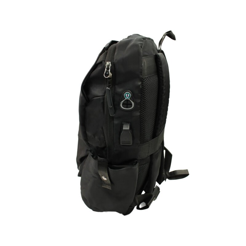 mochila para notebook con puerto de carga black — vista 2