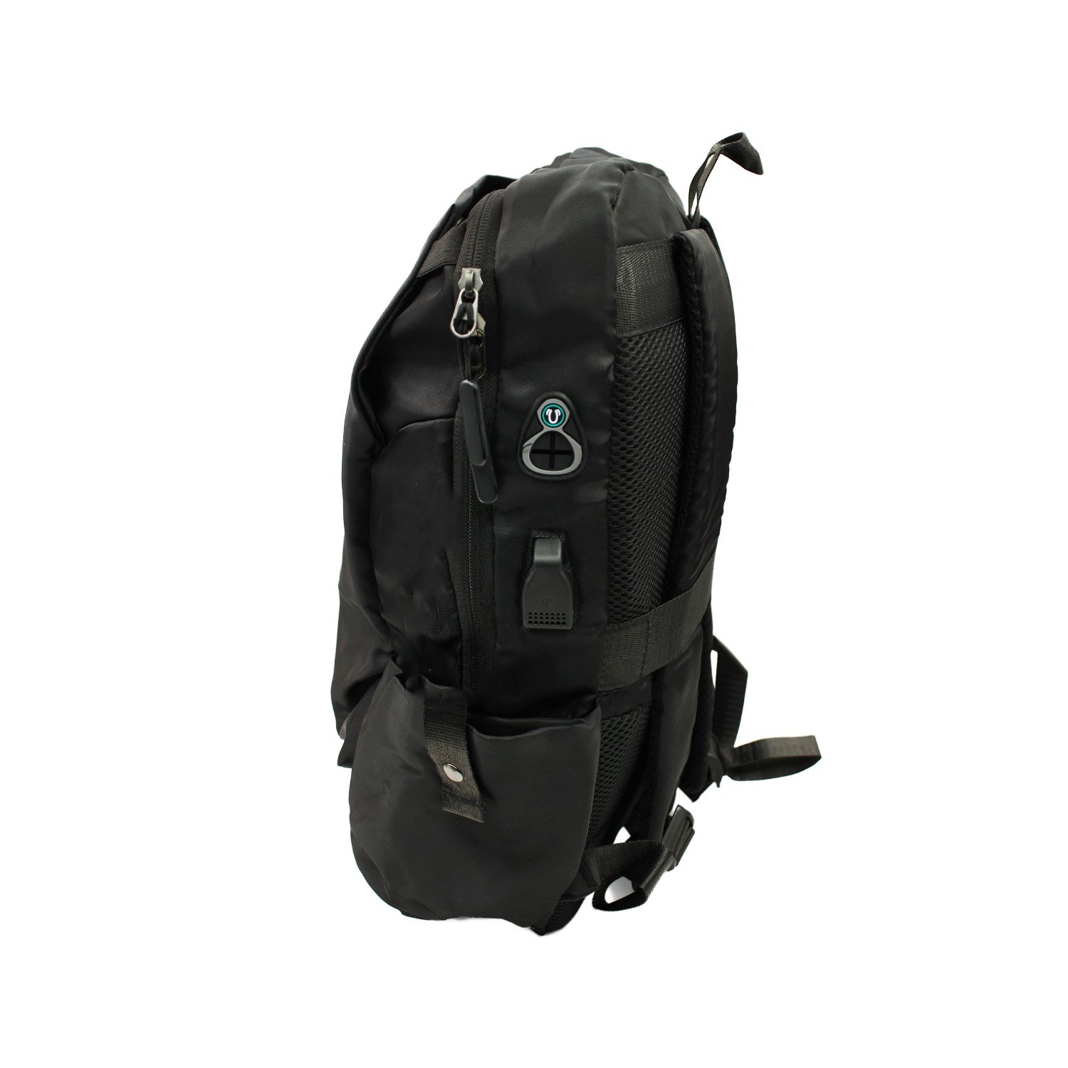 mochila para notebook con puerto de carga black mochila para notebook con puerto de carga black