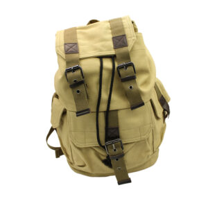 mochila con bolsillo delantero y correas blue