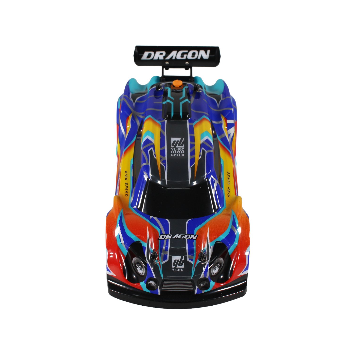 vehiculo a control remoto auto de carrera escala 1:14, direccion 360°, con bateria y usb. blue vehiculo a control remoto auto de carrera escala 1:14, direccion 360°, con bateria y usb. blue