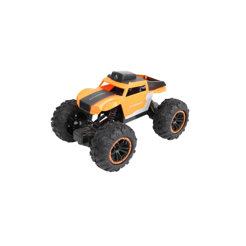 vehiculo a control remoto auto de escalada con camara wifi hd, 2.4g, escala 1:18 y bateria recargable.