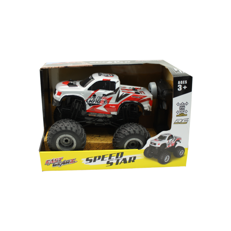 vehiculo a control remoto monster truck 2.4gwhite — vista 2