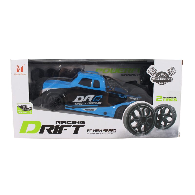 vehiculo a control remoto auto de derrape de alta velocidad con luz 4g 4 canales blue — vista 5