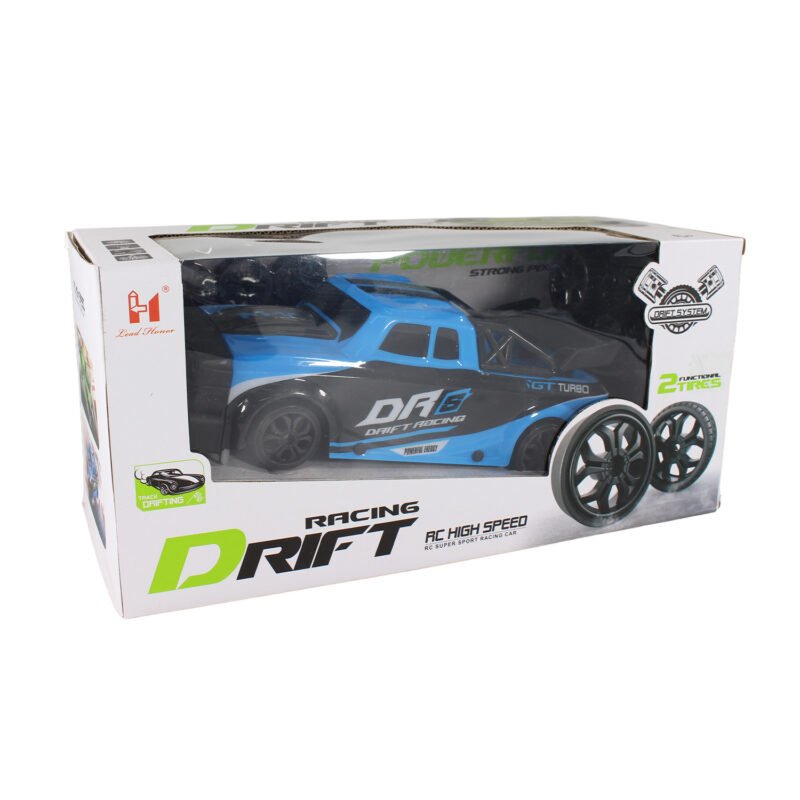 vehiculo a control remoto auto de derrape de alta velocidad con luz 4g 4 canales blue — vista 4