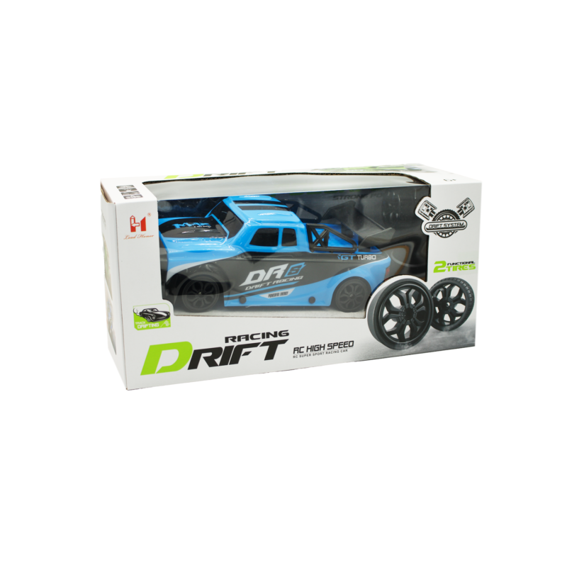 vehiculo a control remoto auto de derrape de alta velocidad con luz 4g 4 canales blue — vista 3